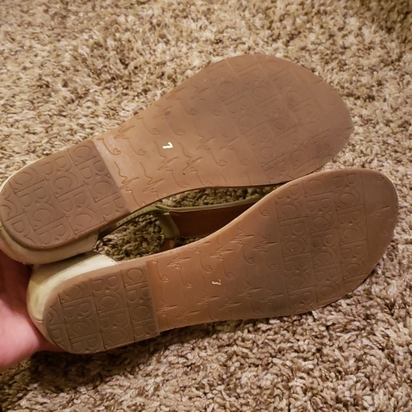 Glitter Encrusted T-Strap Sandals - Picture 5 of 5